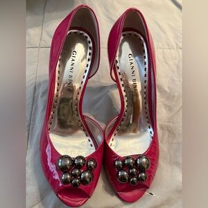 Gianni Bini Fuchsia Embellished Heels